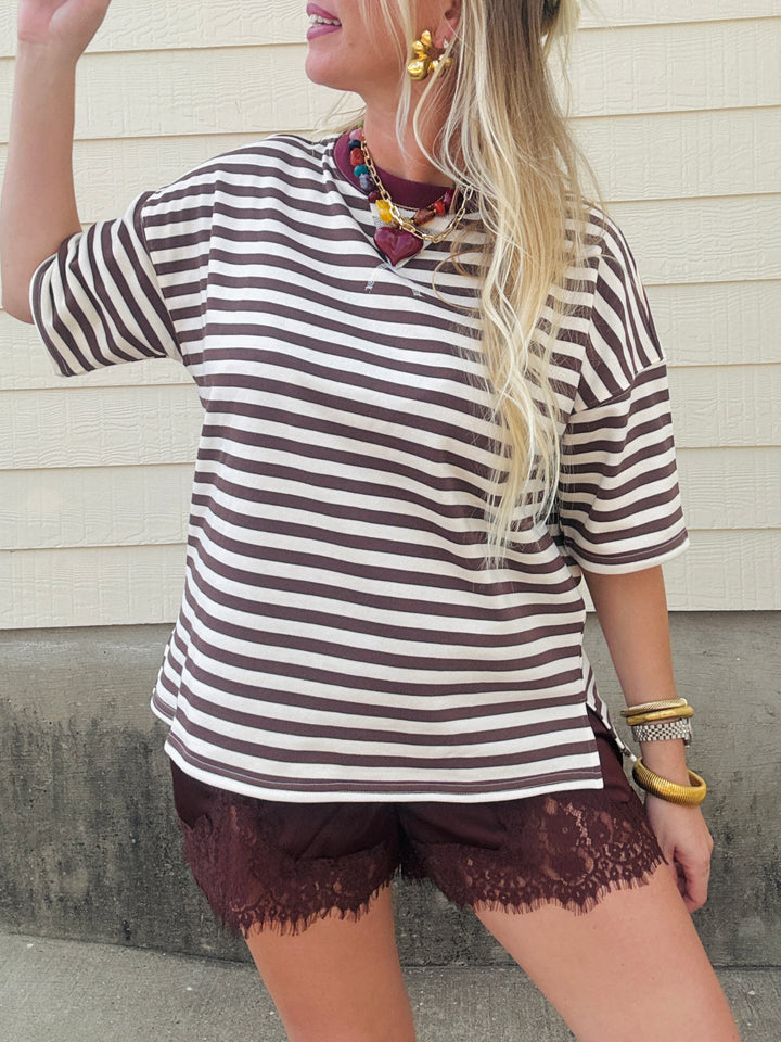 Coastal Weekend Stripe Tee