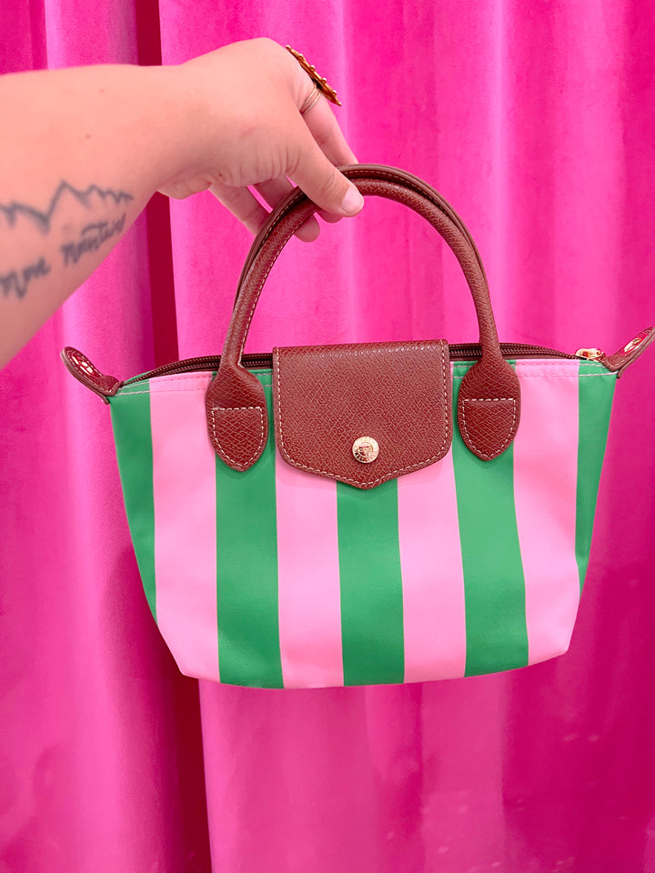 Riley Striped Crossbody Bag