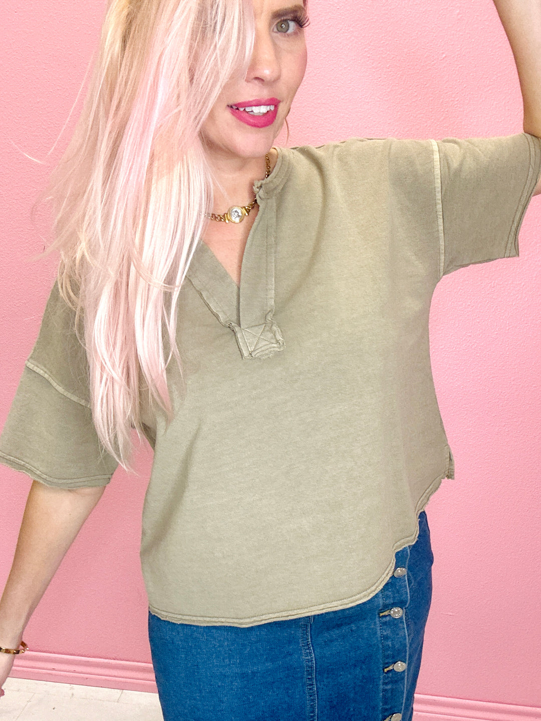 The Washed Wonder Boxy Top