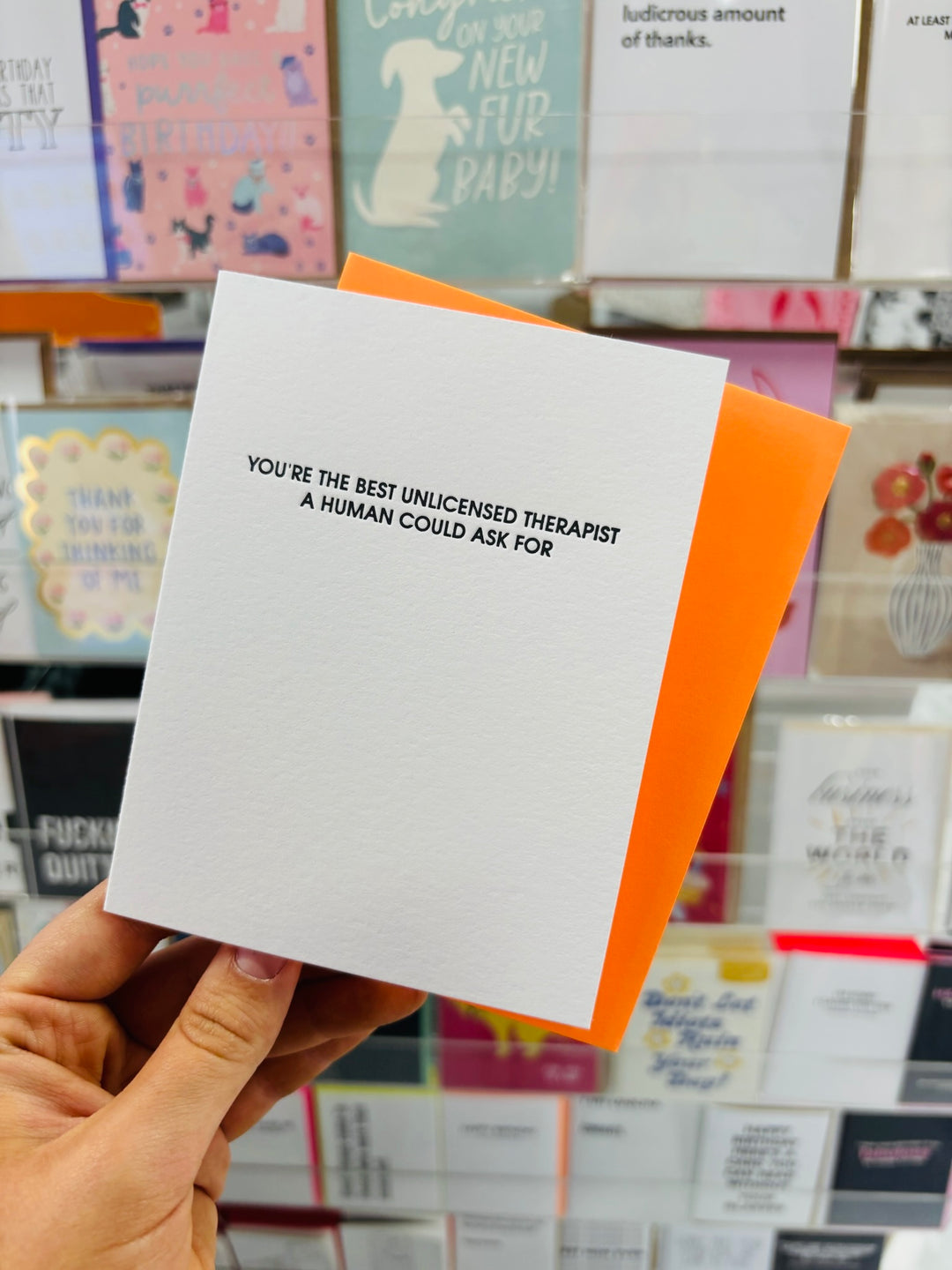 Unlicensed Therapist Card