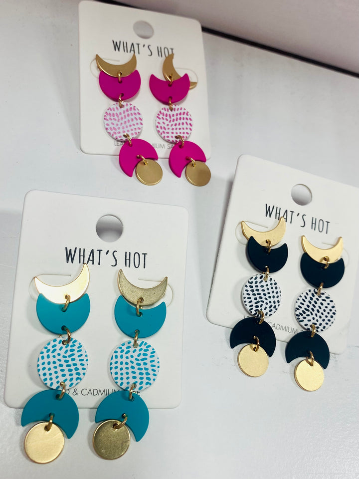 The Crescent Dangle Earrings