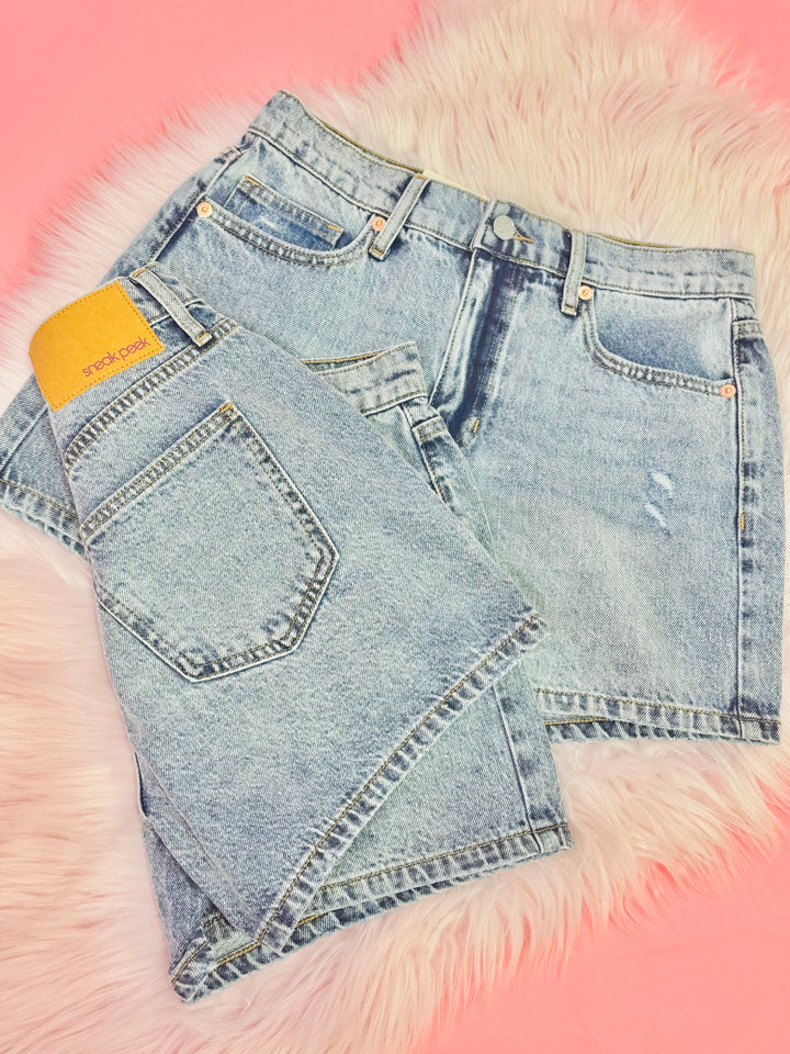 90's Baby Denim Shorts