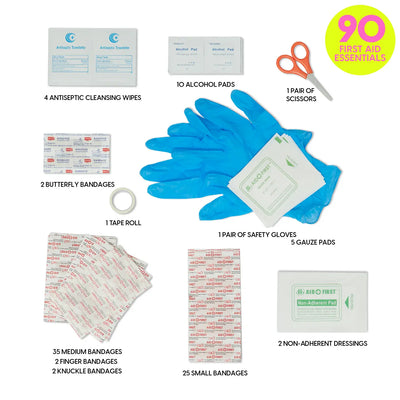 Pink Mini Car First Aid Kit