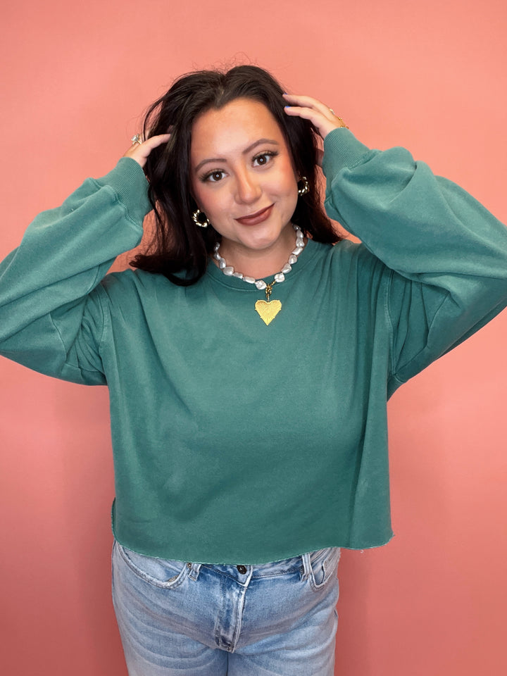 The Brooke Cropped Crewneck