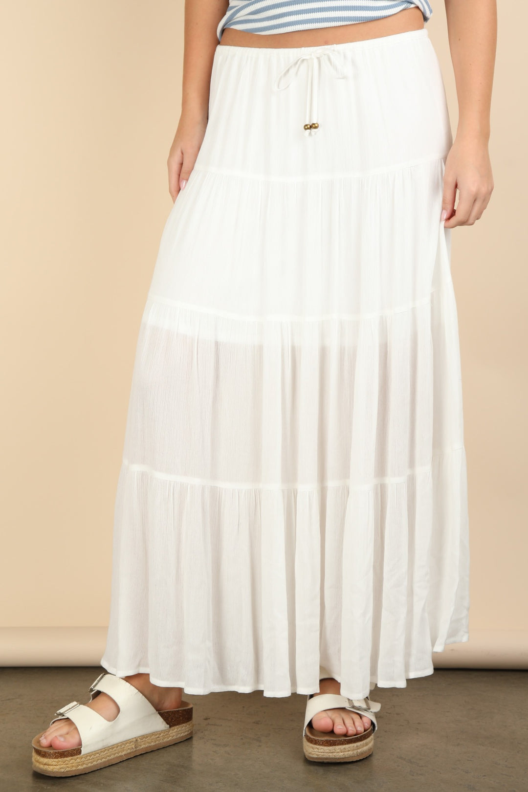 The Ivory Breeze Maxi Skirt