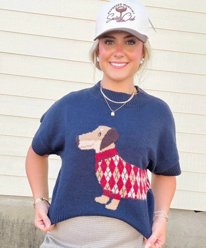Wiener Takes All Knit Top