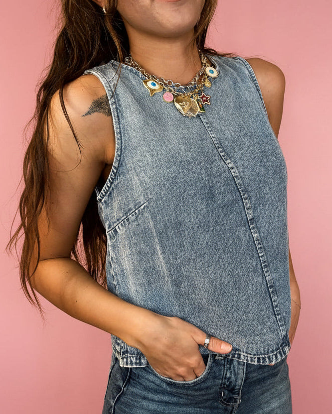 The Denim Daydream Top