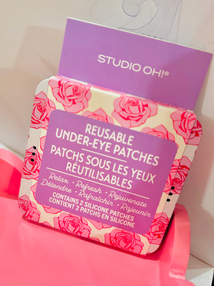 Petite Rose Reusable Under-Eye Patches