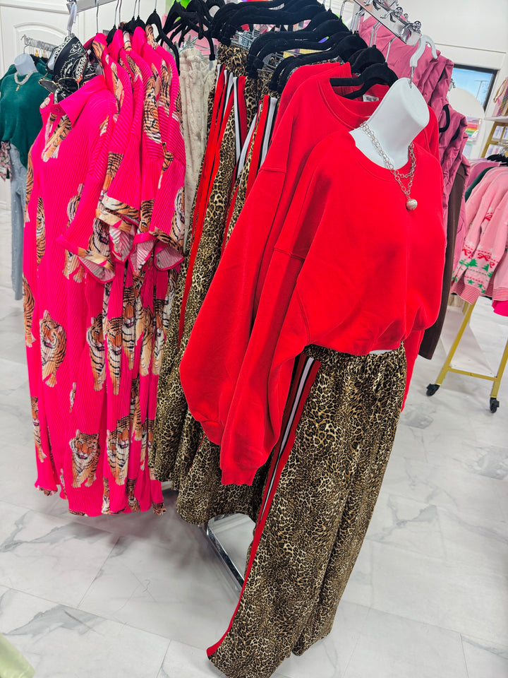 The Scarlet Leopard Trousers