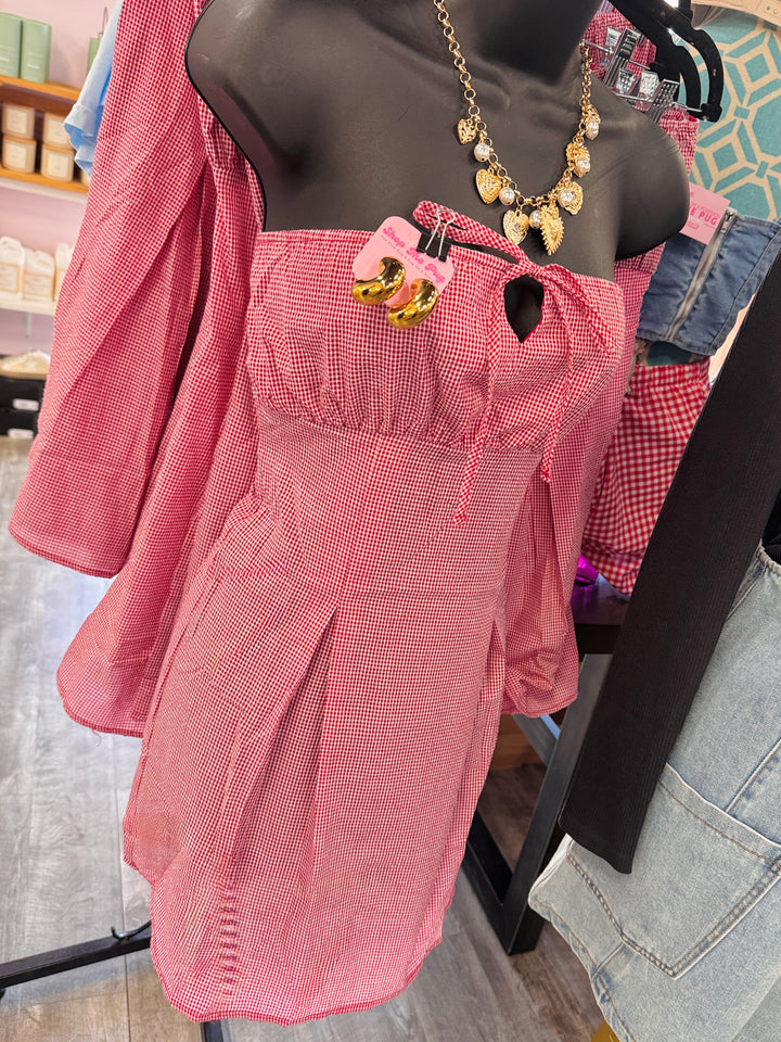 The Gingham Getaway Dress