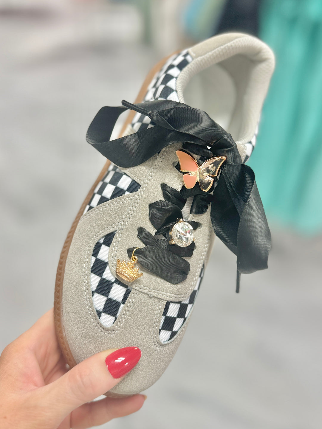 The Ashlynn Checker Print Sneaker