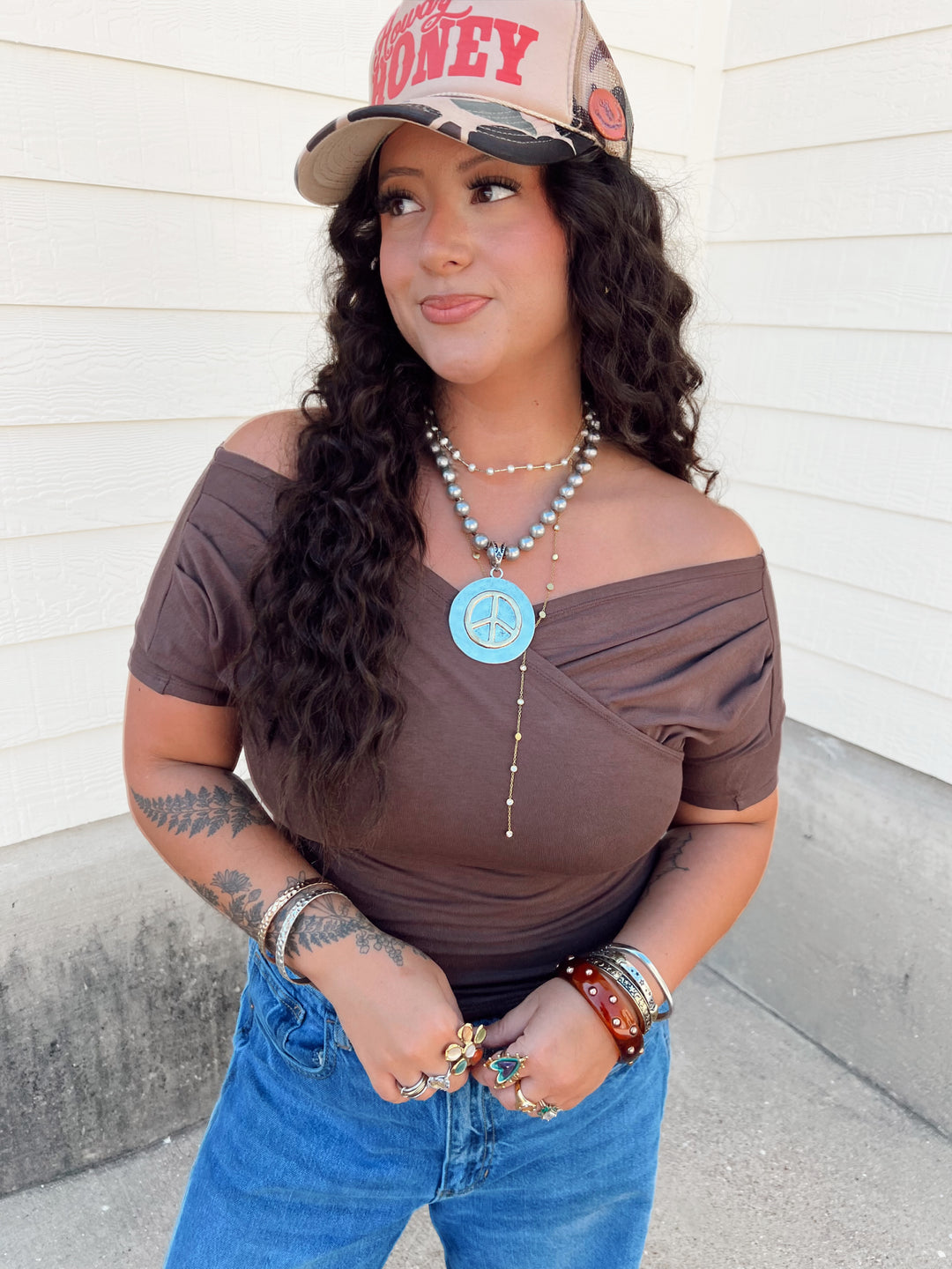 The Whitley Wrap Top