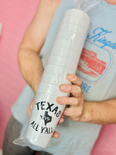 Texas Styrofoam Cups