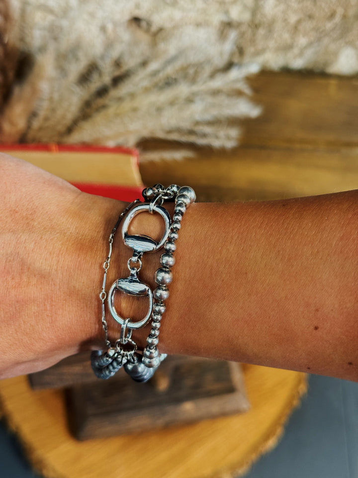Silver Bit Moments Bracelet
