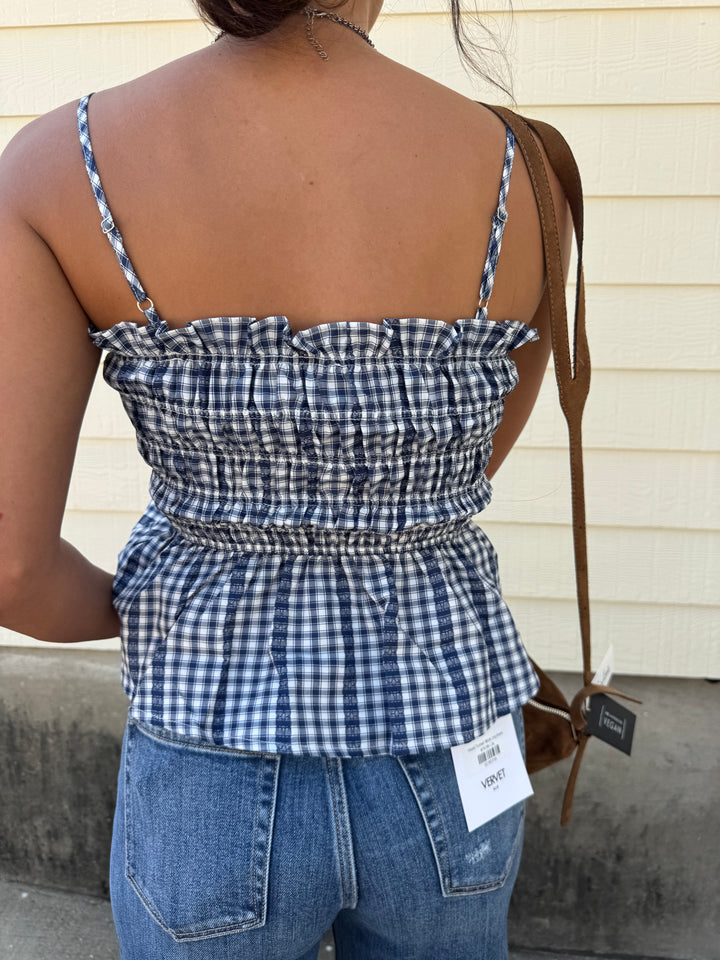 Summer Nights Gingham Tank