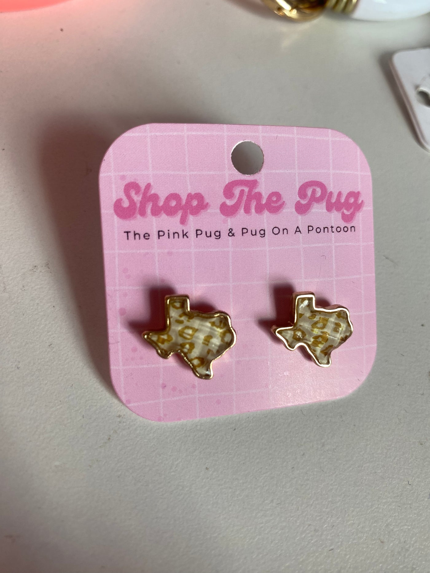 Leopard Texas Studs