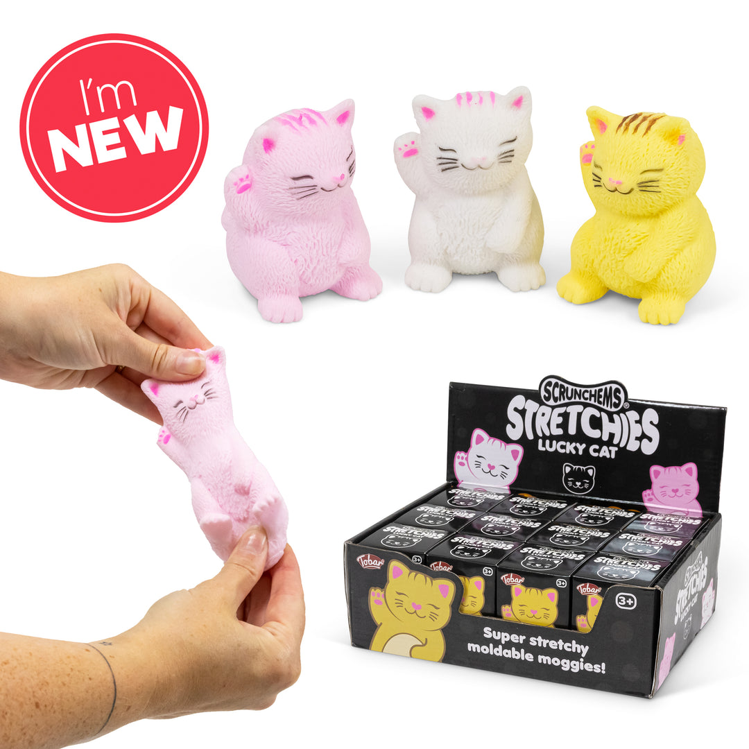 Scrunchums Stretchies Lucky Cat