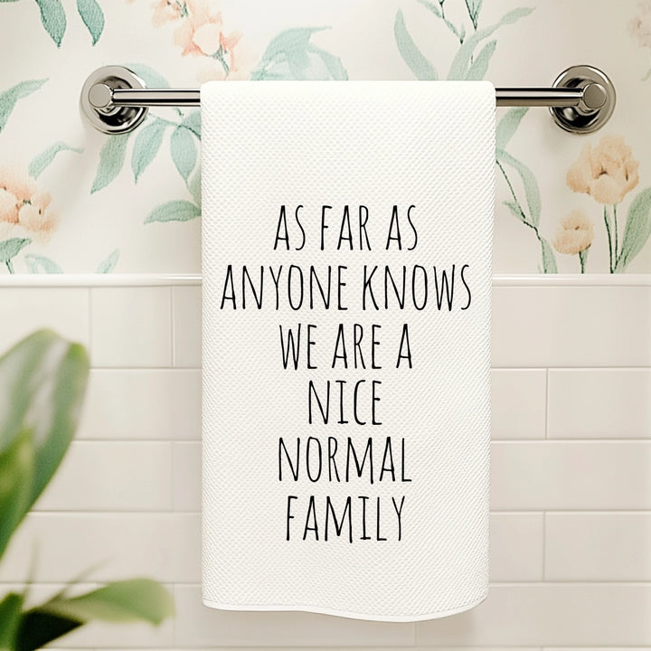 Normal Family Tea Towel