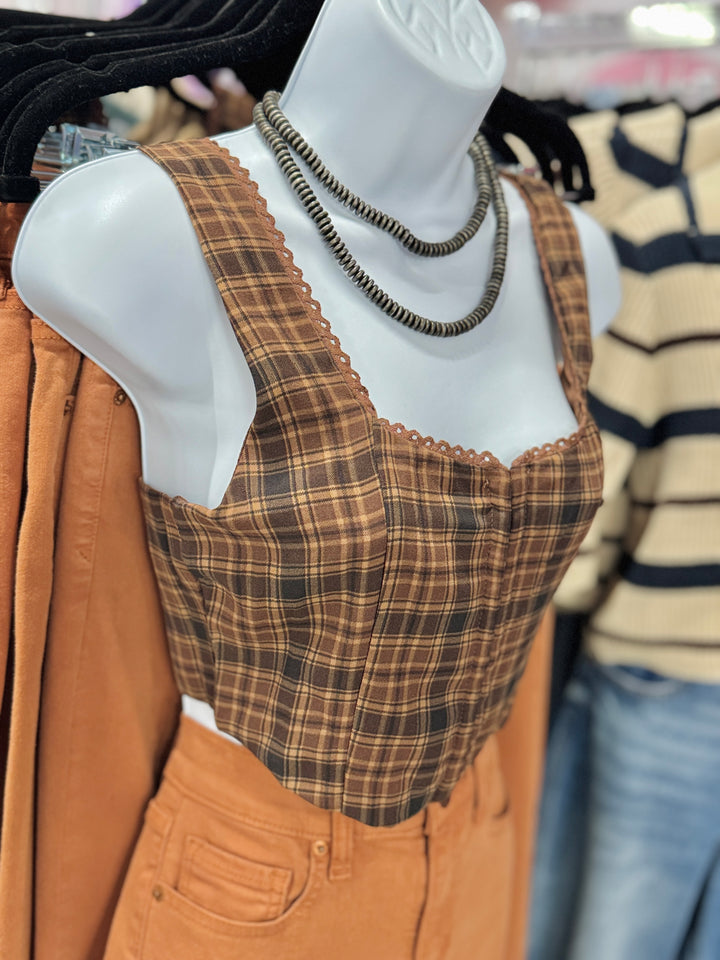 The Verona Corset Crop Top