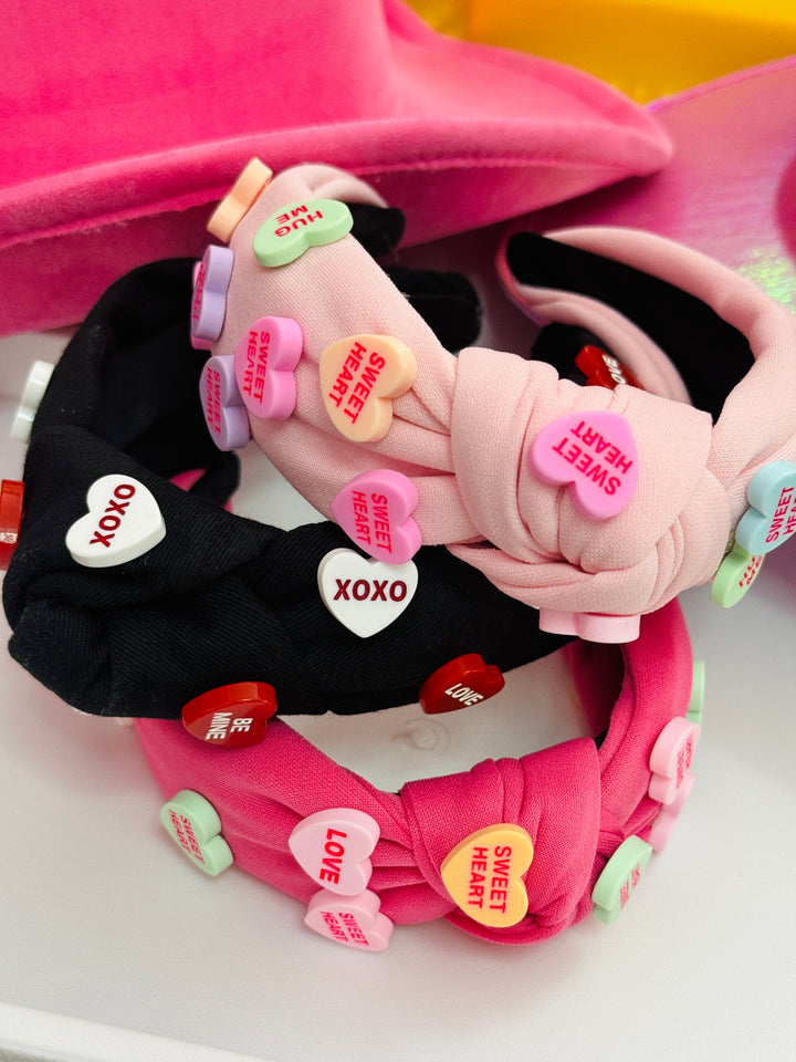 Conversation Hearts Headband