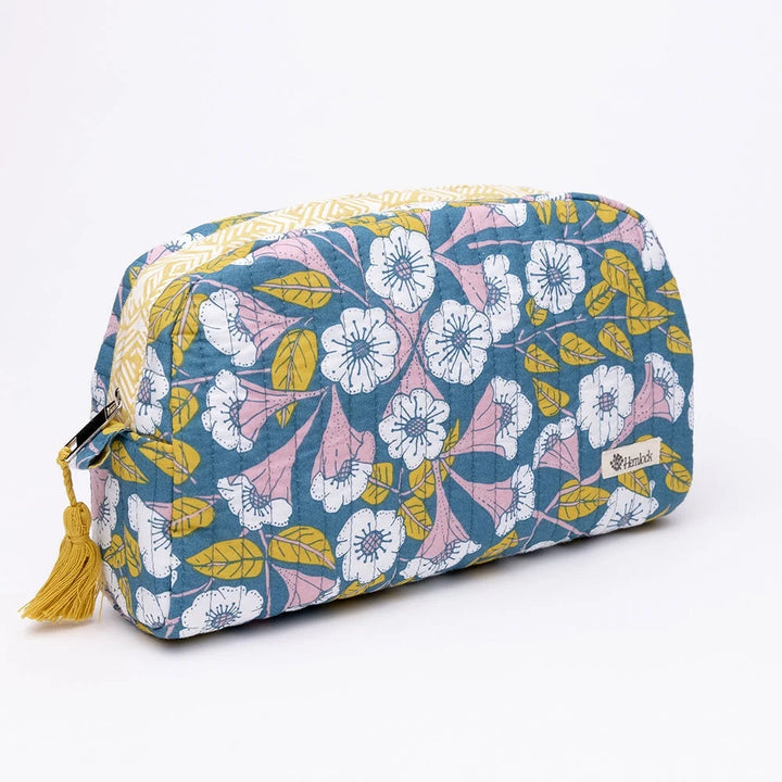Evangeline Large Quilted Zipper Pouch