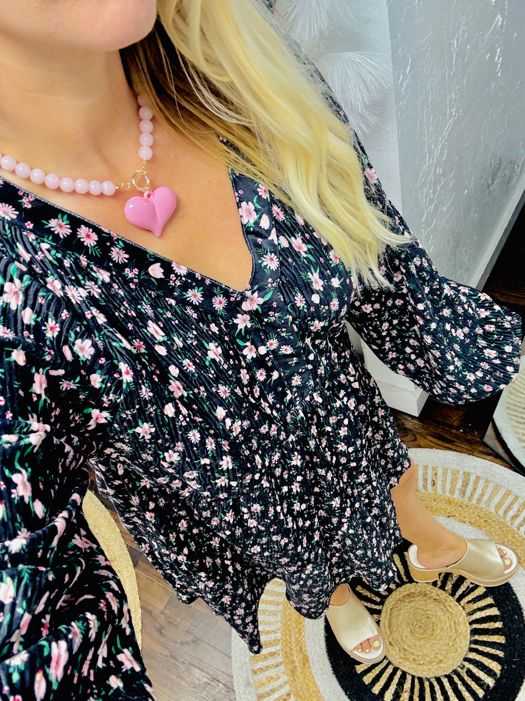 She's Everything Floral Babydoll Dress