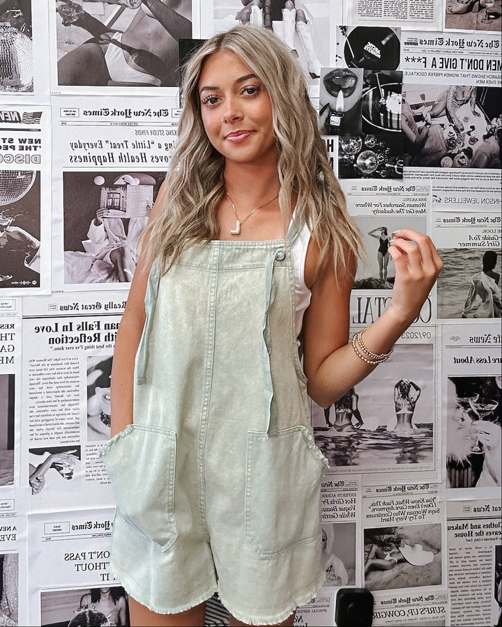 The Dallas Denim Romper