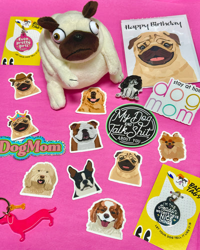 Pug Happy Birthday Card