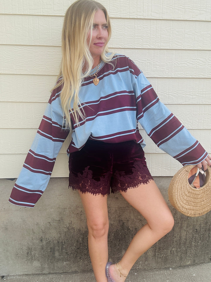 Stripe & Stitch Boxy Knit Top