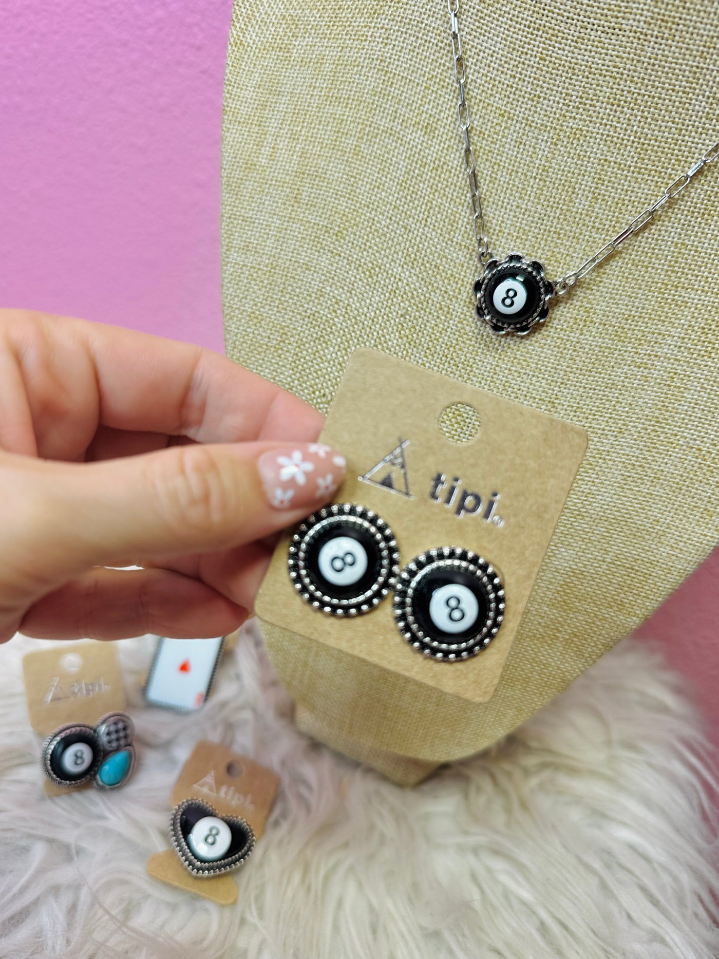 8 Ball Earrings