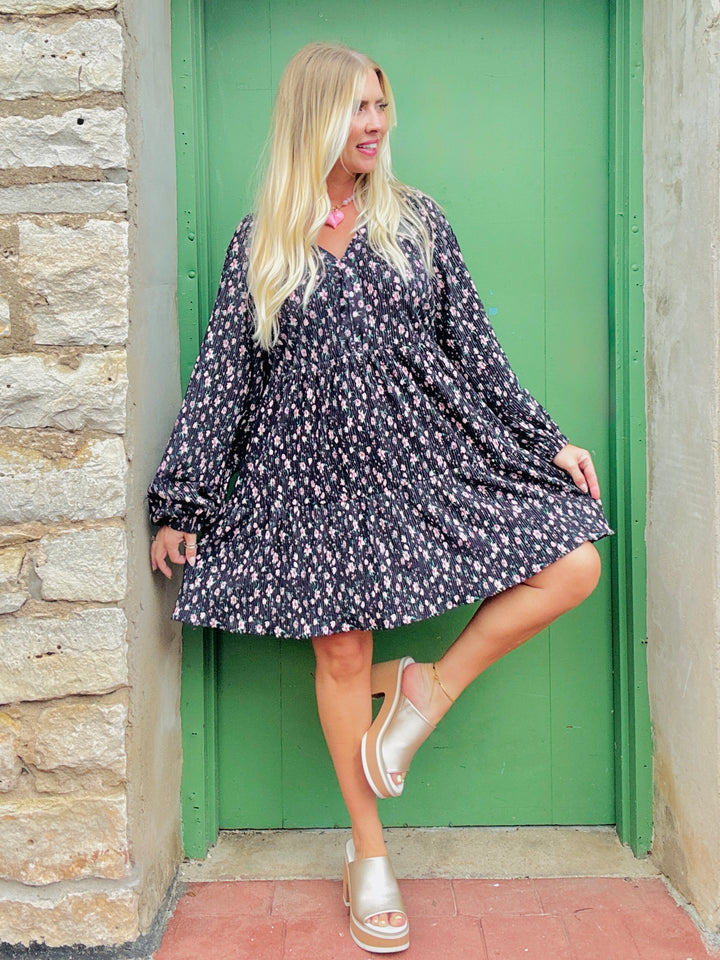 She's Everything Floral Babydoll Dress