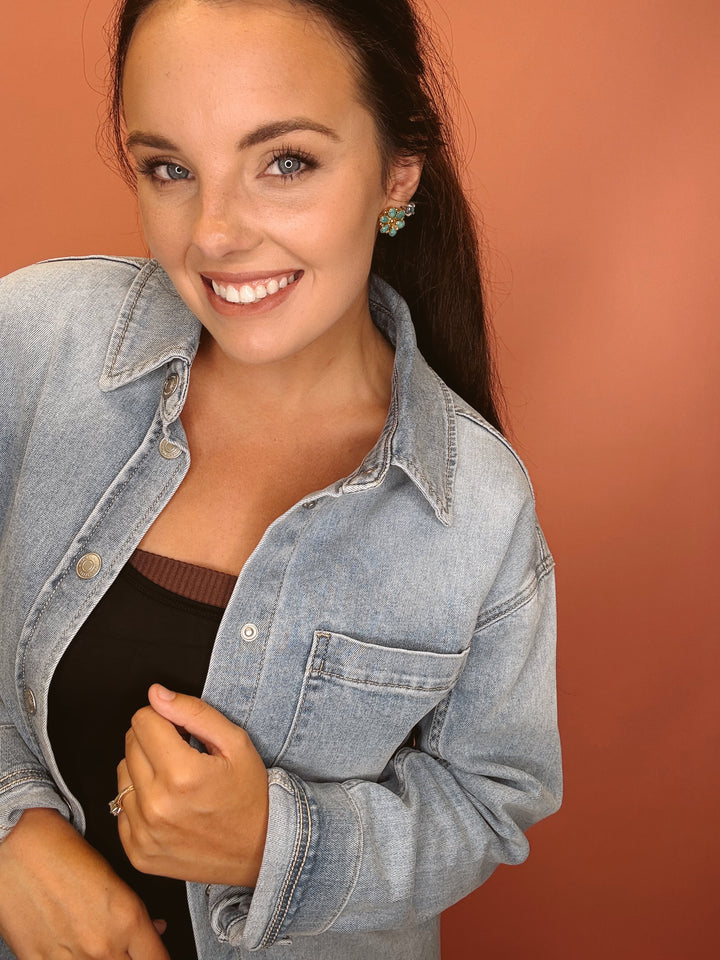 The Bianca Denim Top