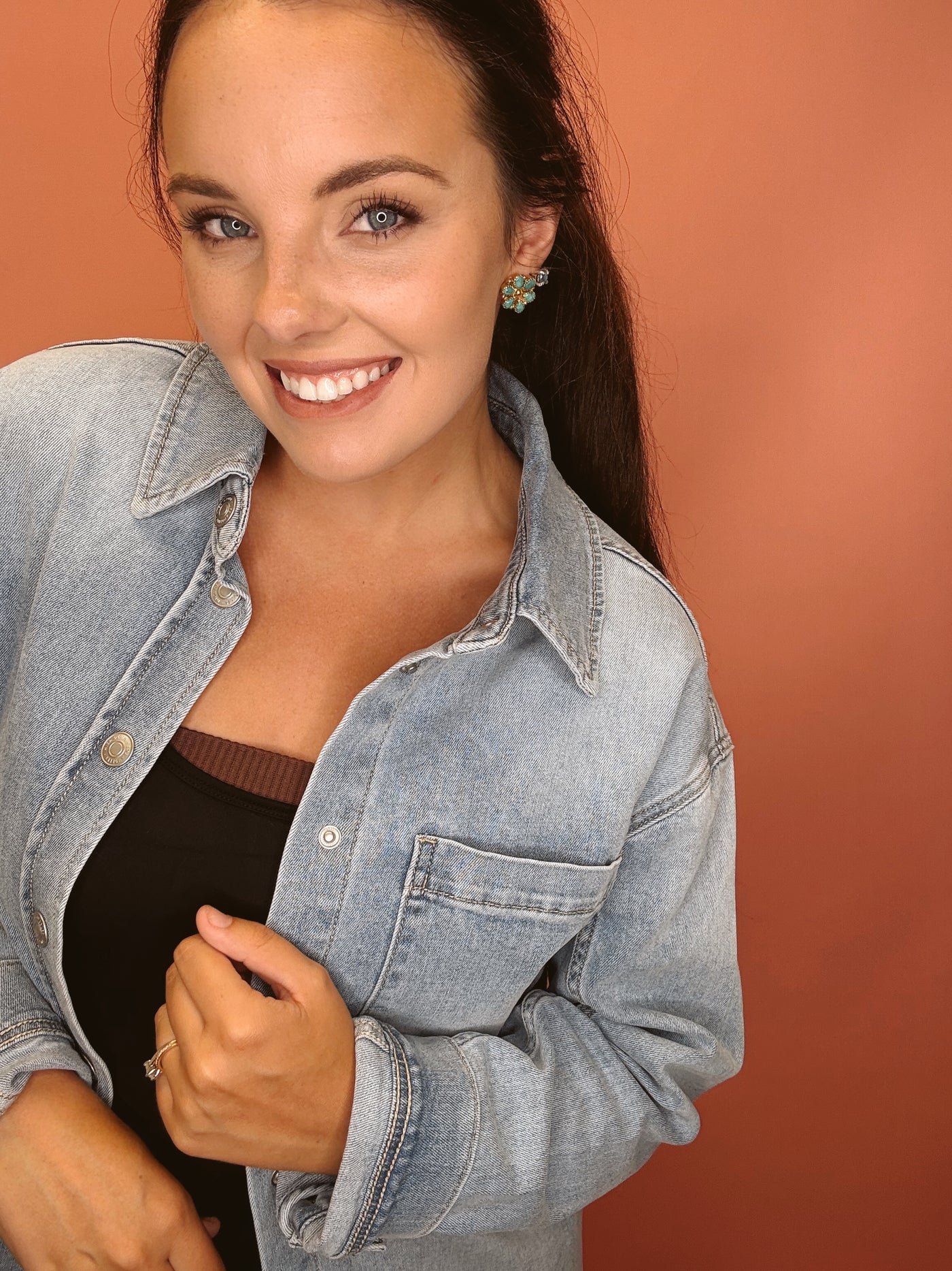 The Bianca Denim Top