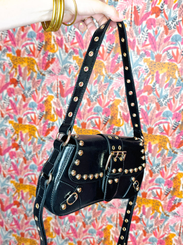 Rivets & Retro Shoulder Bag