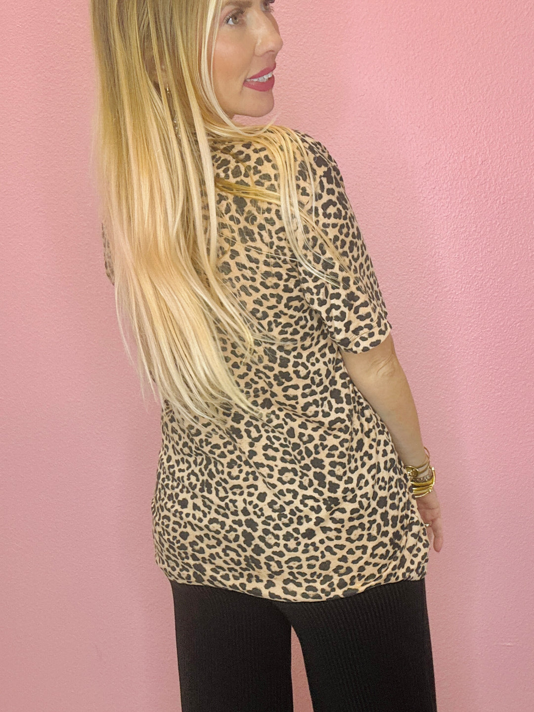 Spooky Leopard Graphic Tee