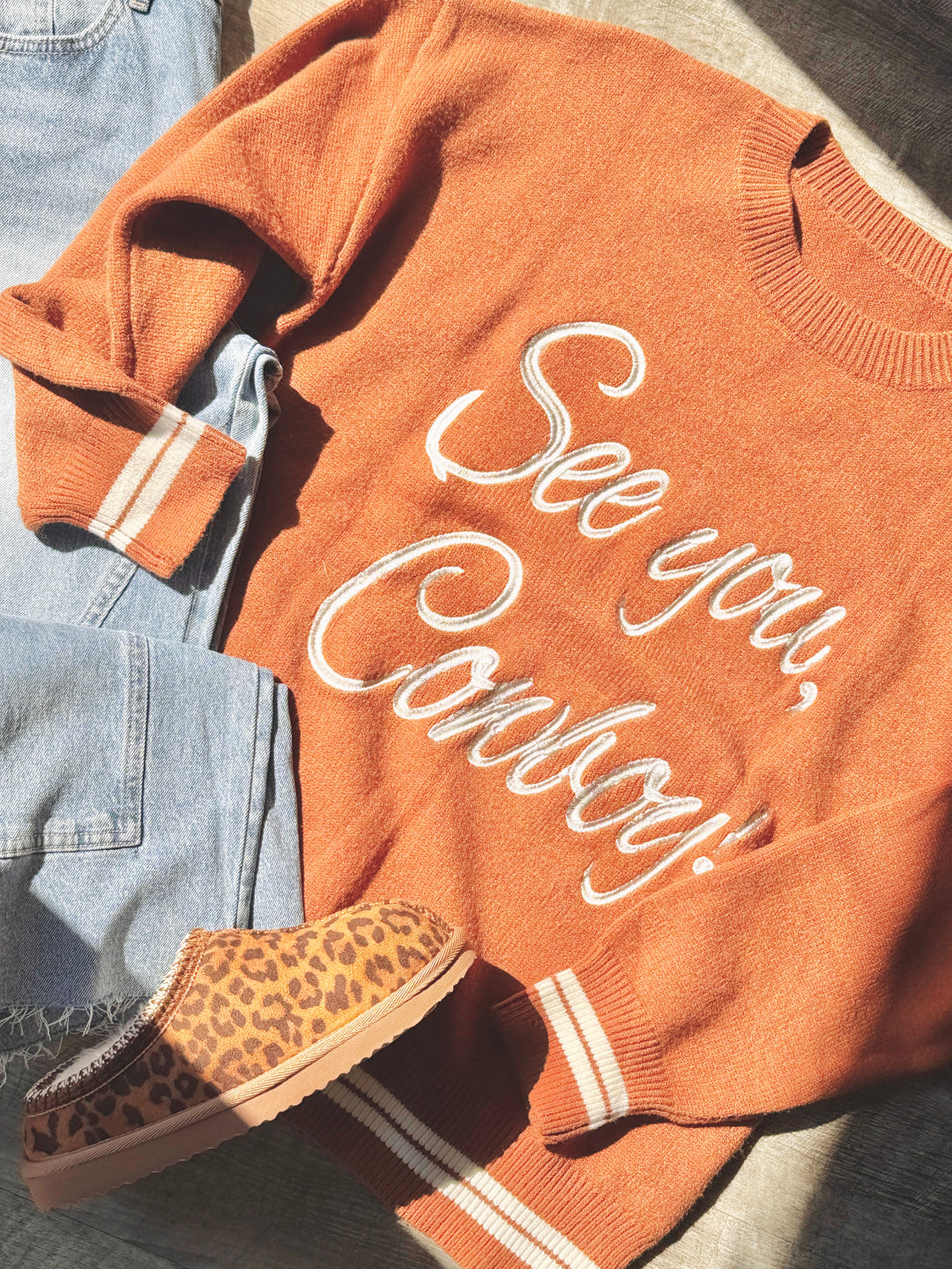 See You Cowboy Sweater