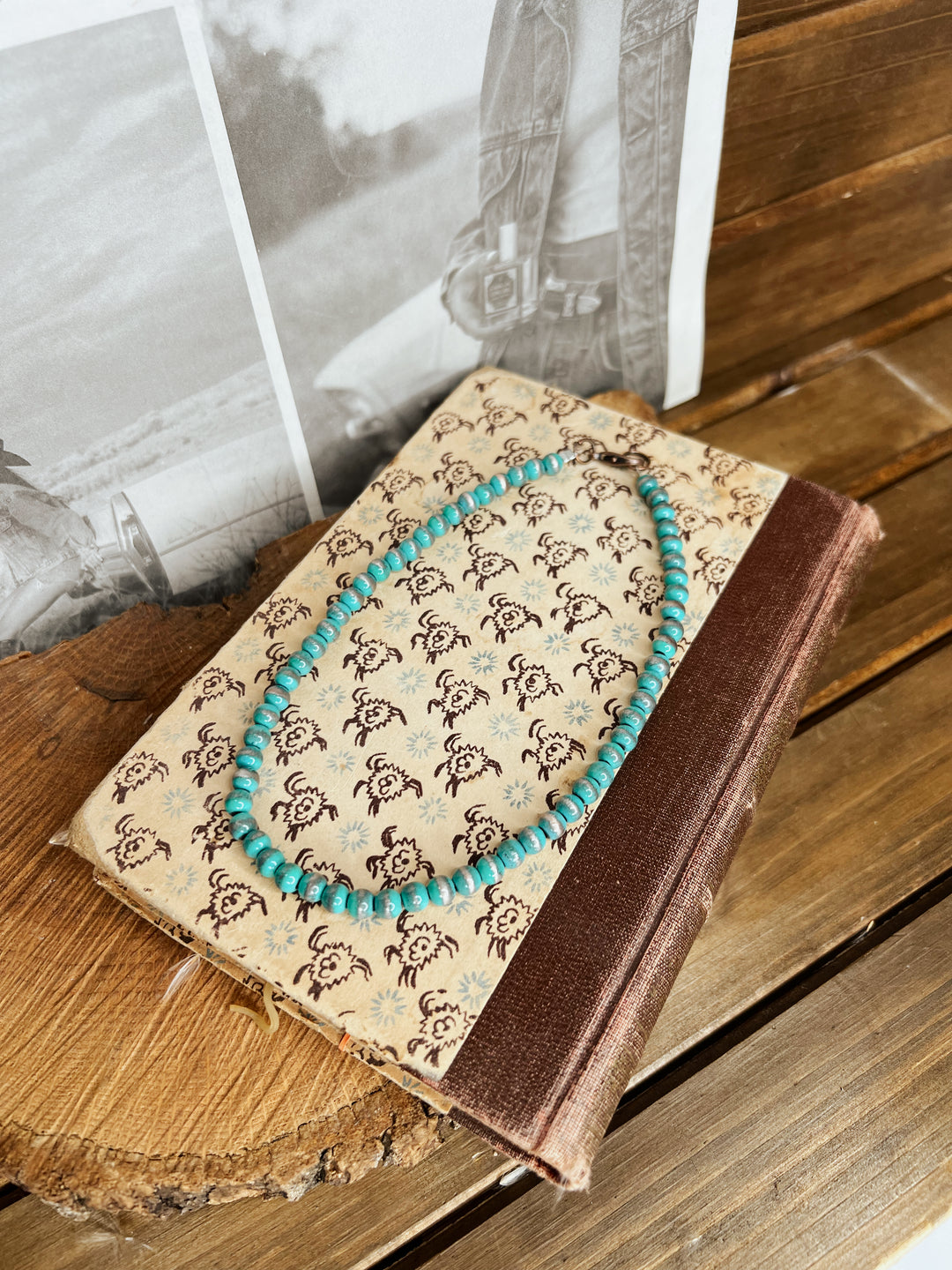 Stevie Turquoise Beaded Necklace