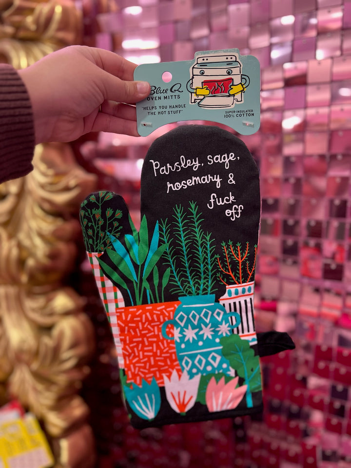 Parsley, Sage, Rosemary & Fuck Off Oven Mitt