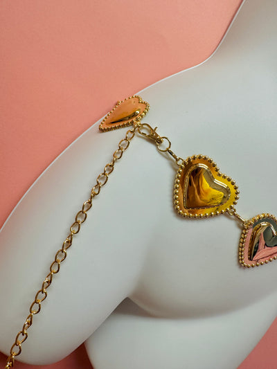 Linked In Love Chain Belt