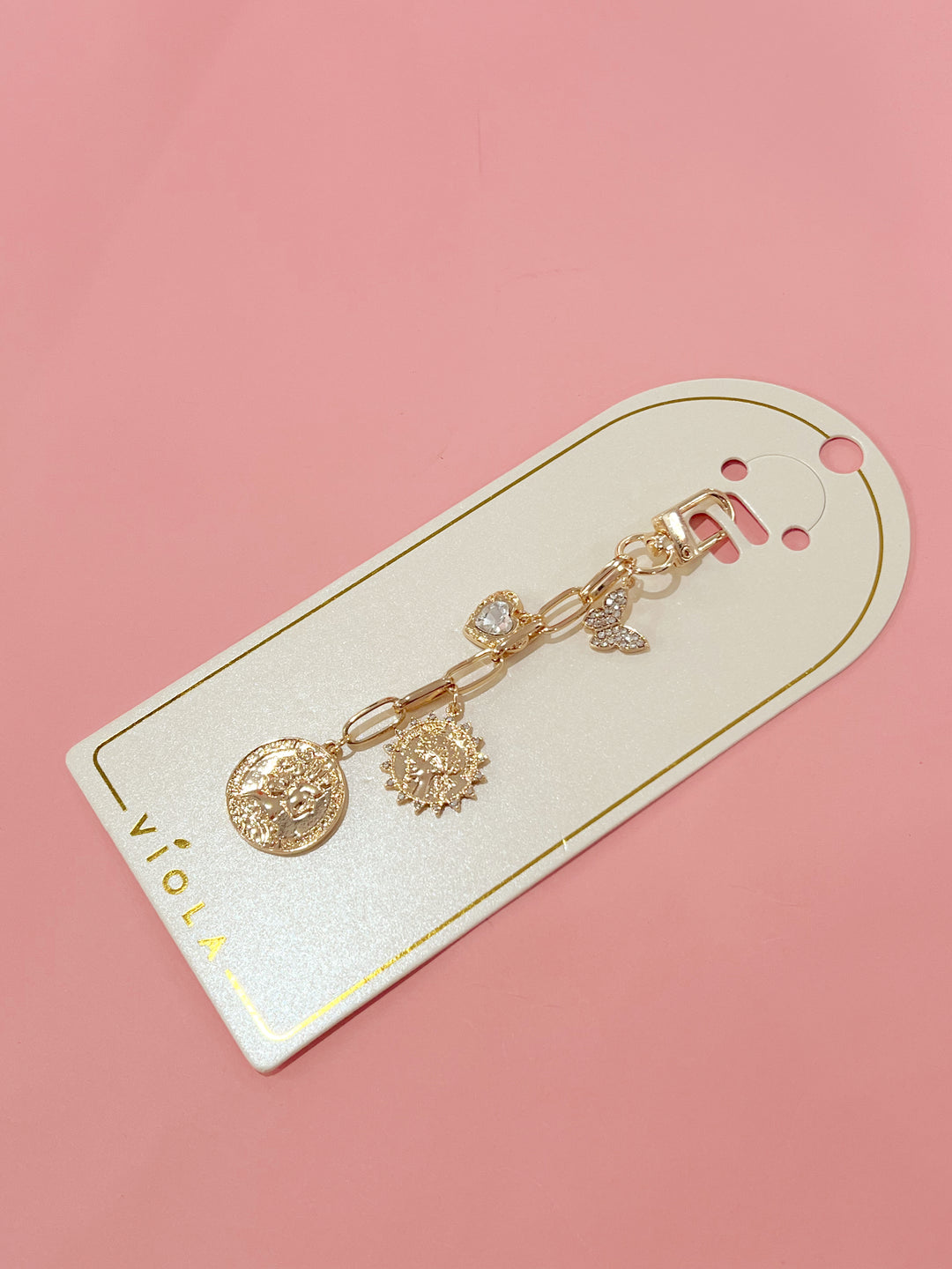 Golden Treasure Bag Keychain