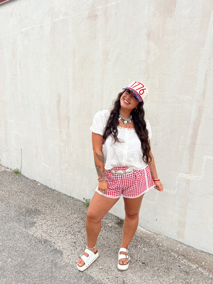 Gingham Girly Shorts
