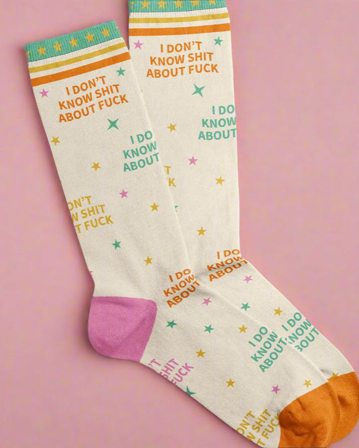 I Don't Know Shit About Fuck Socks
