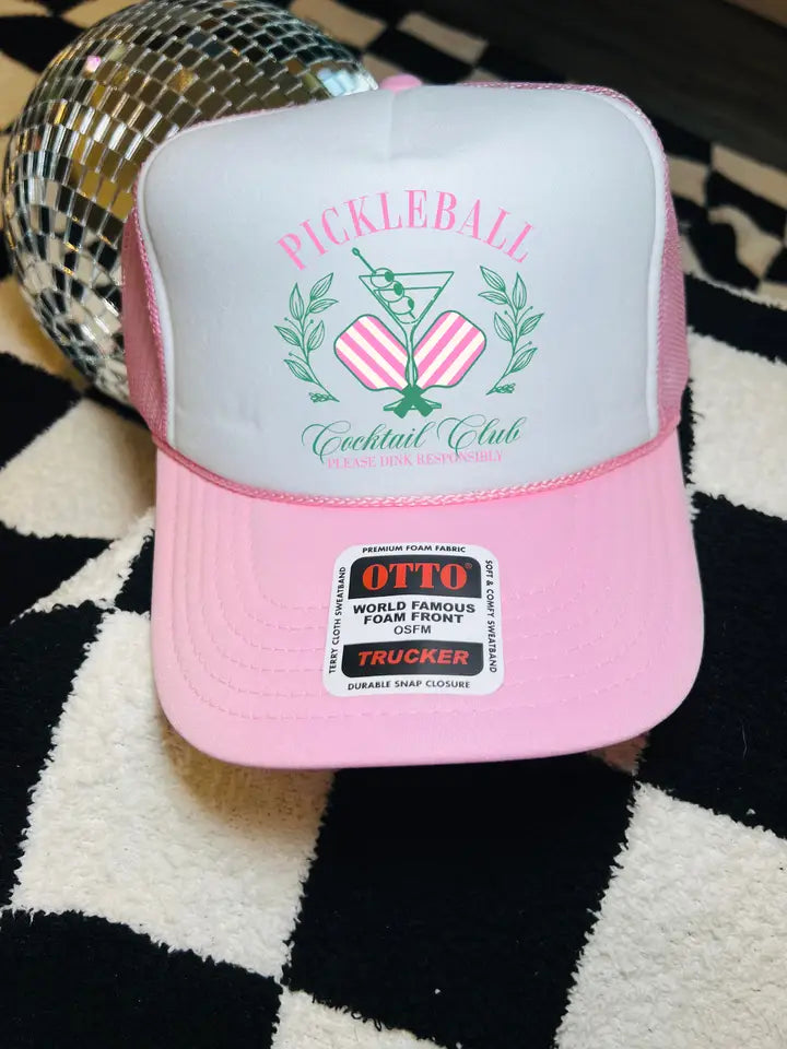 Pickle Ball Trucker Hat