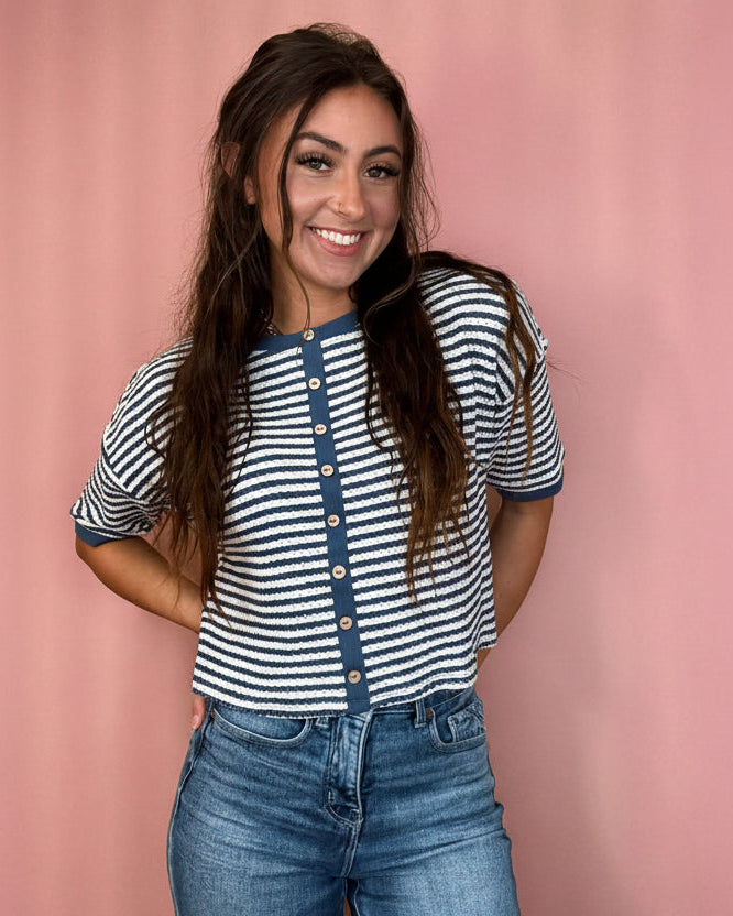 The Cozy Cutie Stripe Top