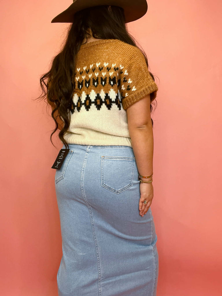 The Hattie Front Slit Maxi Skirt