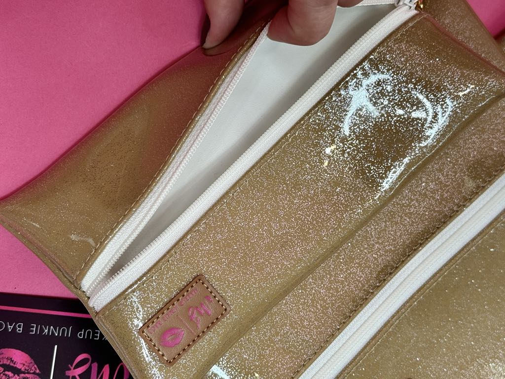 Makeup Junkie Good As Gold Bags