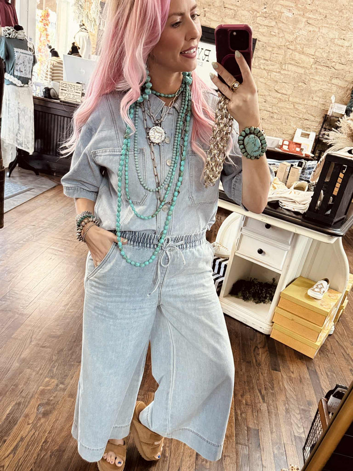 The Vivid Vintage Denim Top