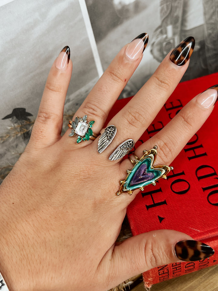 Silver Wings Ring