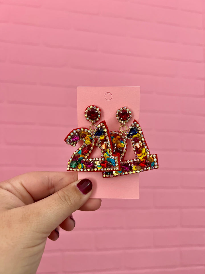 Birthday Girl Number Earrings