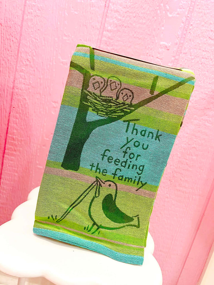 Feeding The Family Dish Towel